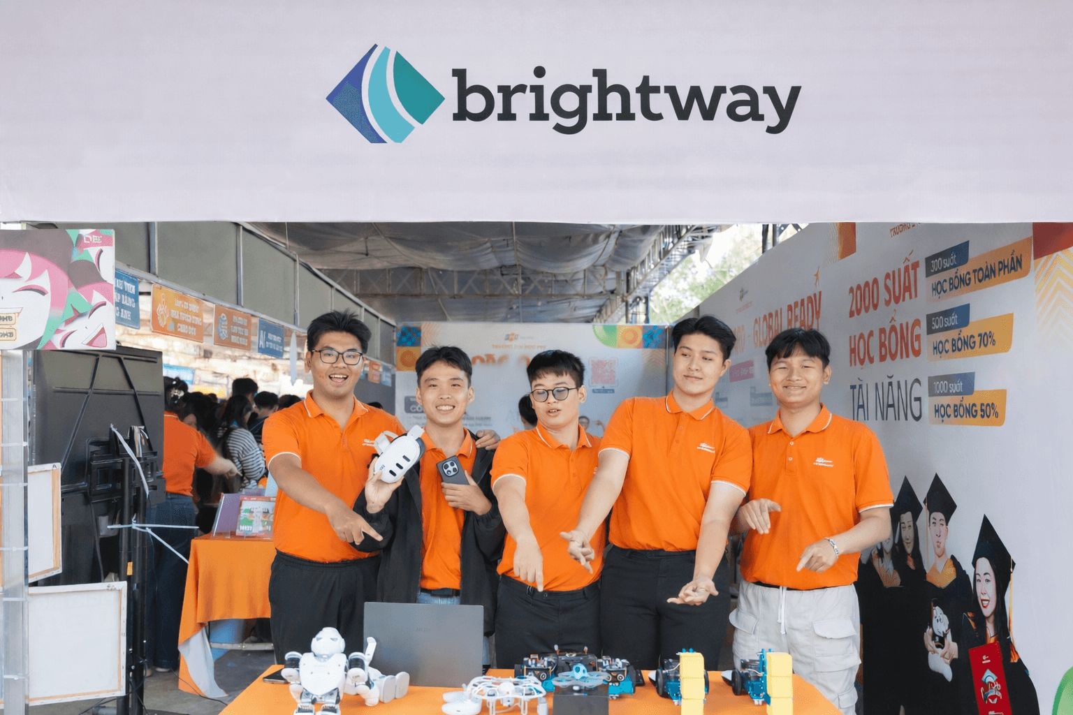 Interactive robotics workshop demonstrating AI robot interaction with children and educators